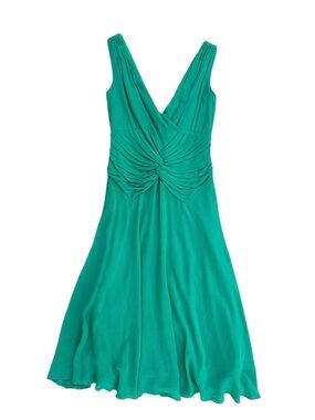 Tadashi Silk Knotted Dress